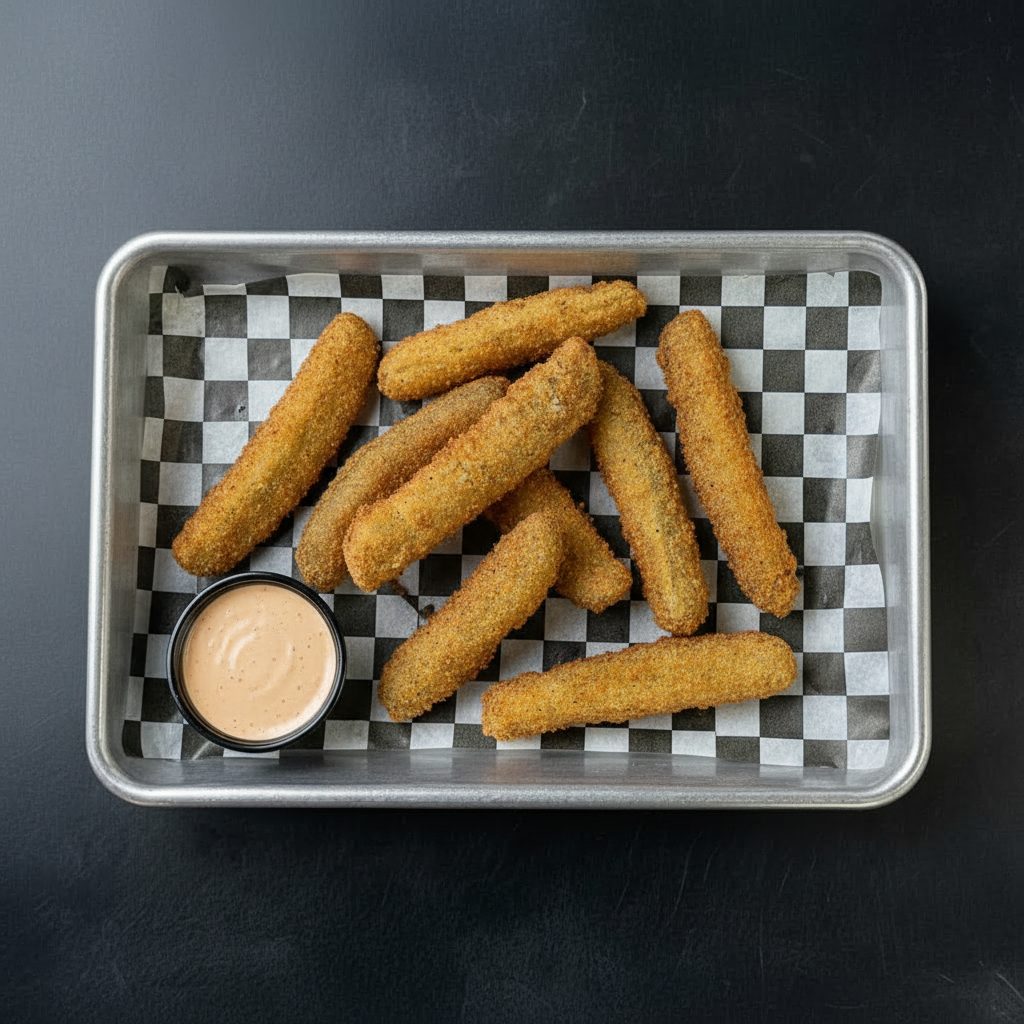 Fried Pickle Spears.