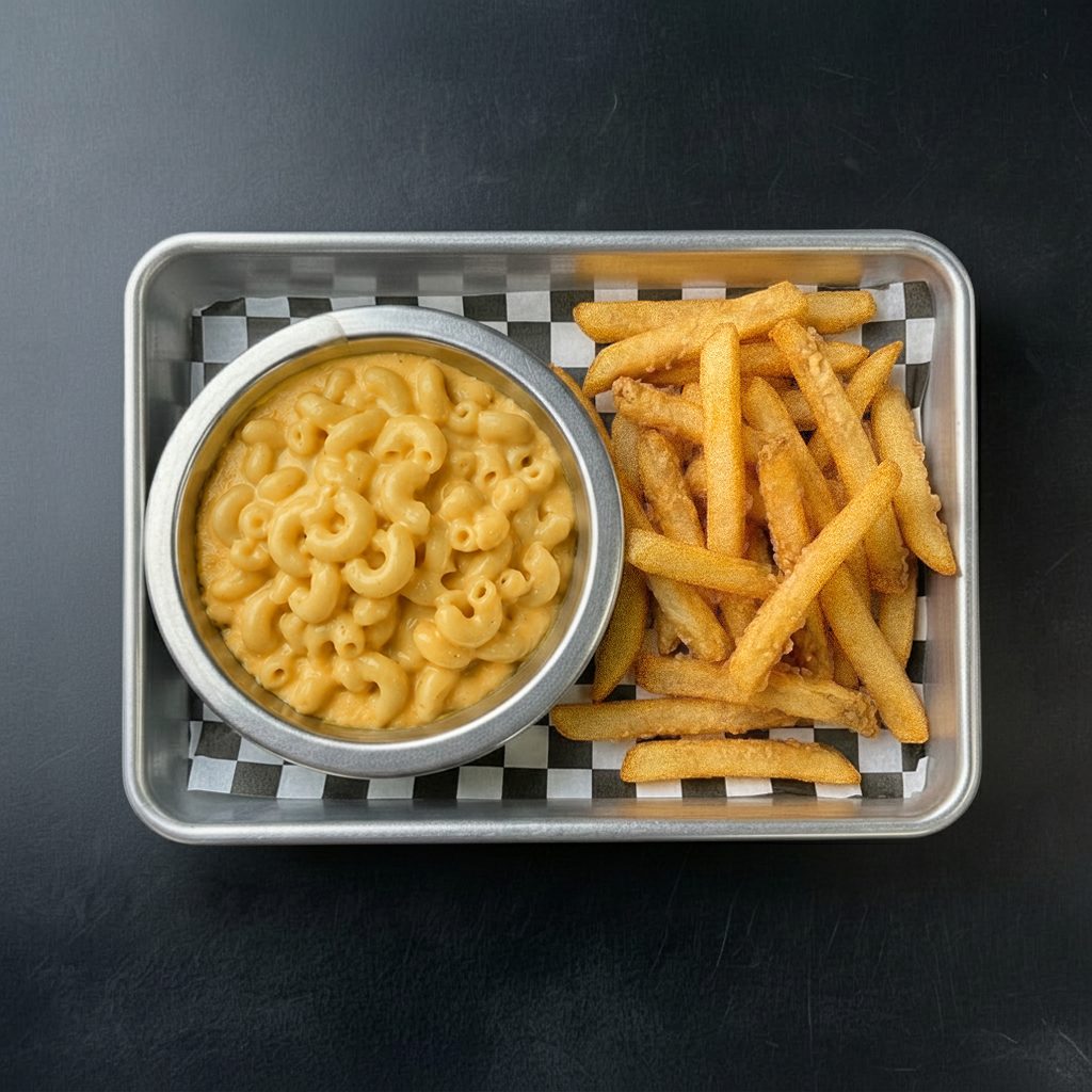 Mac N Cheese with Fries.